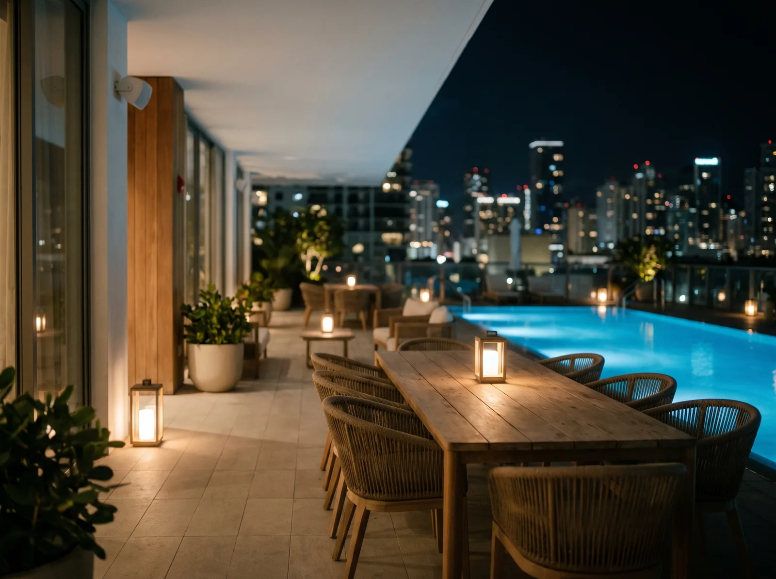 Ático con terraza en distrito prime, vista previa velada